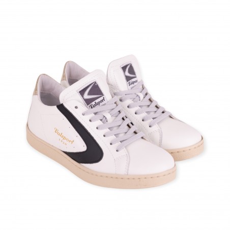 SNEAKERS TOURNAMENT MIX NAPPA VALSPORT VT1002W B.CO/NERO/ORO