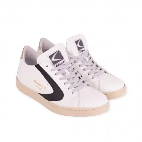 SNEAKERS TOURNAMENT MIX NAPPA VALSPORT VT1002W B.CO/NERO/ORO