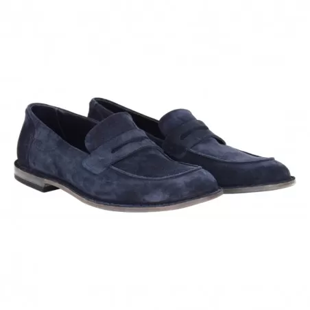 MOCASSINO CAMOSCIO PANTANETTI 16301A BLU