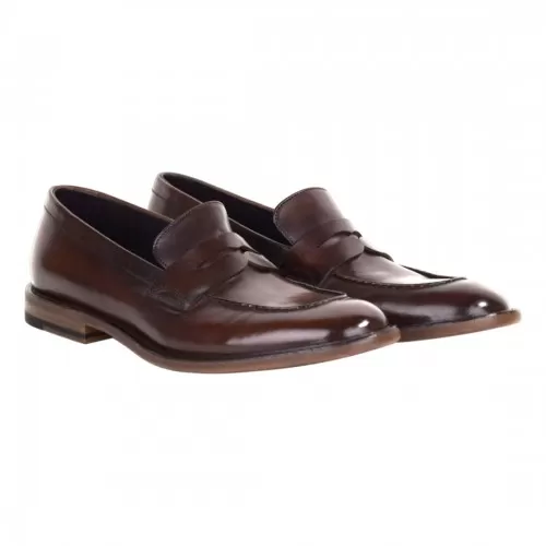 MOCASSINO PELLE PANTANETTI 16355E TABACCO