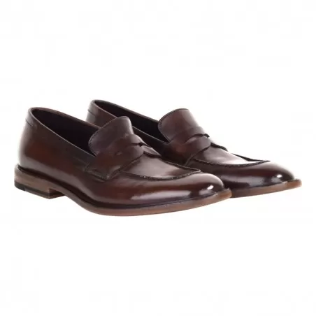 MOCASSINO PELLE PANTANETTI 16355E TABACCO