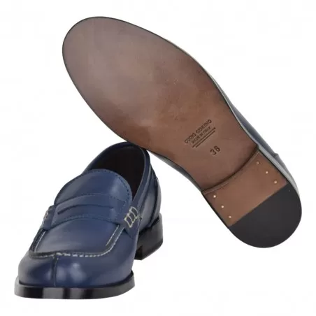MOCASSINO SEBOYS 254 BLU