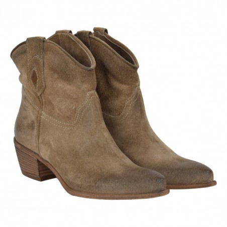 STIVALETTO TEXANO REP-KO RP404 TORTORA
