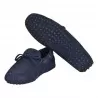 MOCASSINO CAMOSCIO ALLACCIATO SEBOYS 2696P BLU