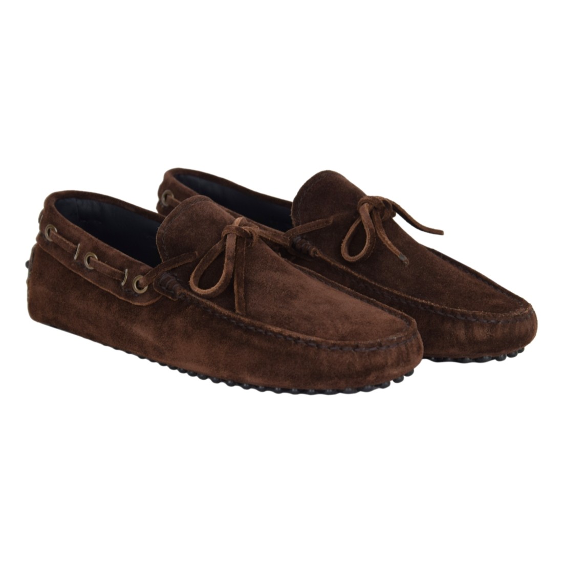 MOCASSINO CAMOSCIO ALLACCIATO SEBOYS 2696P T.MORO