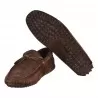 MOCASSINO CAMOSCIO ALLACCIATO SEBOYS 2696P T.MORO