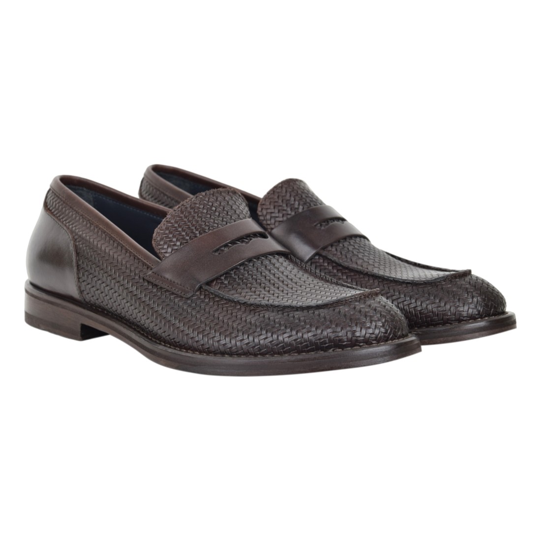 MOCASSINO CALF STAMPA SEBOYS 3784 T.MORO