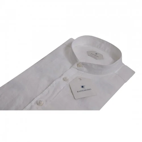 CAMICIA IN LINO BASTONCINO B050.COREANO 01