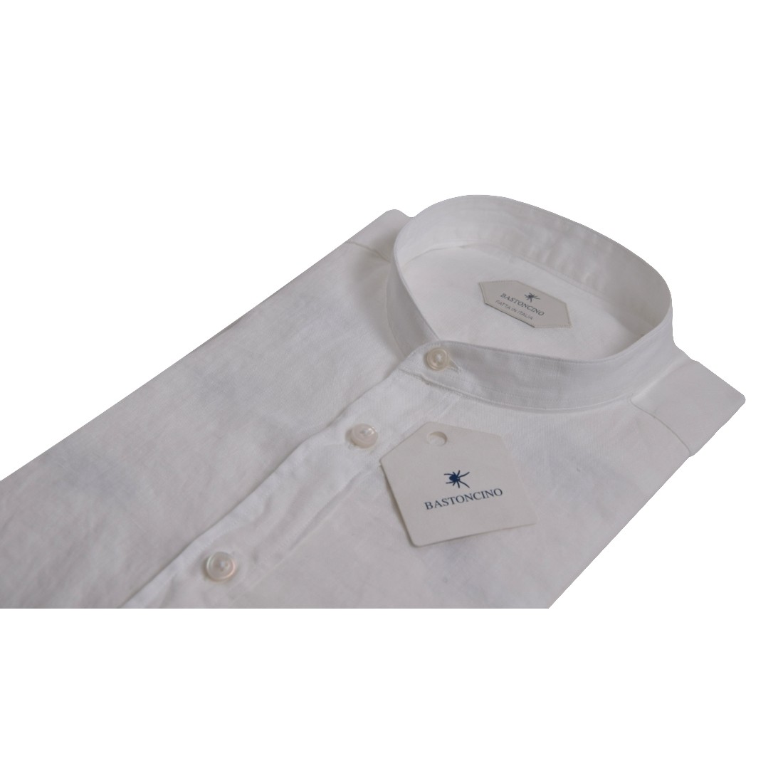 CAMICIA IN LINO BASTONCINO B050.COREANO 01