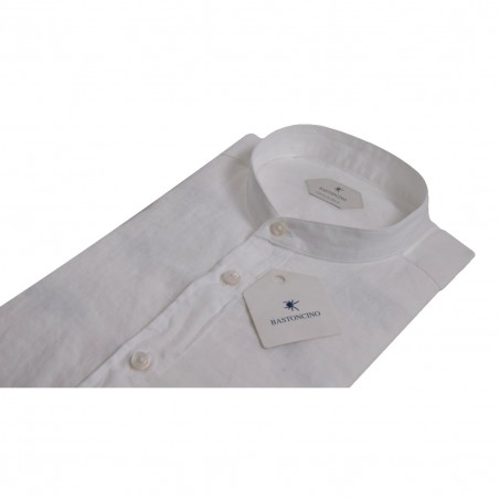 CAMICIA IN LINO BASTONCINO B050.COREANO 01