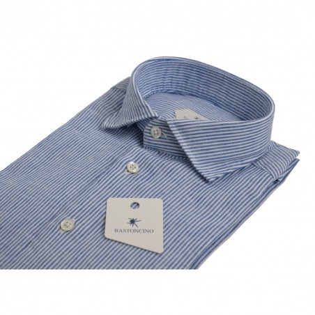 CAMICIA LINO/COTONE RIGA BASTONCINO B1117.164 10
