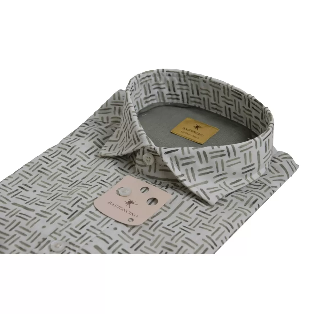 CAMICIA IN LINO FANTASIA BASTONCINO B2501.164 02