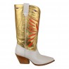 TEXANO ALTO RICAMATO ELENA IACHI E3492 GOLD