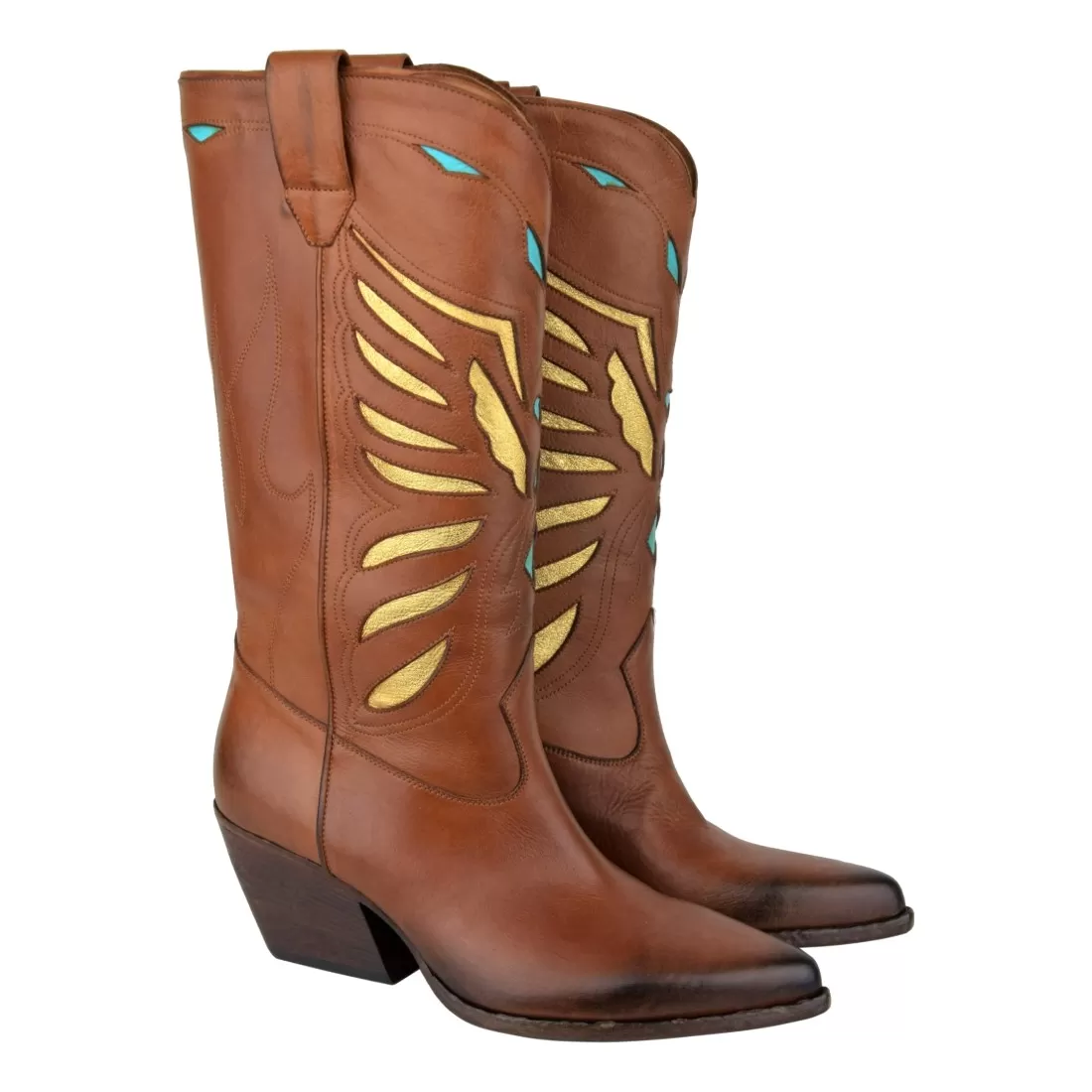 TEXANO ALTO RICAMATO ELENA IACHI E3492 SUGHERO