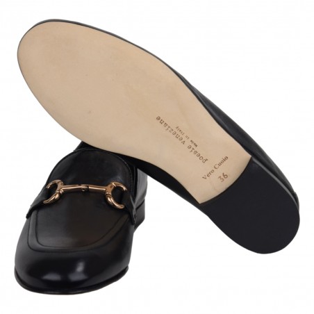MOCASSINO CHERIE MORSETTO POEVE JJA40N NERO