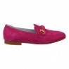MOCASSINO AMALFI CAMOSCIO POESIE VENEZIANE SE01 FUXIA