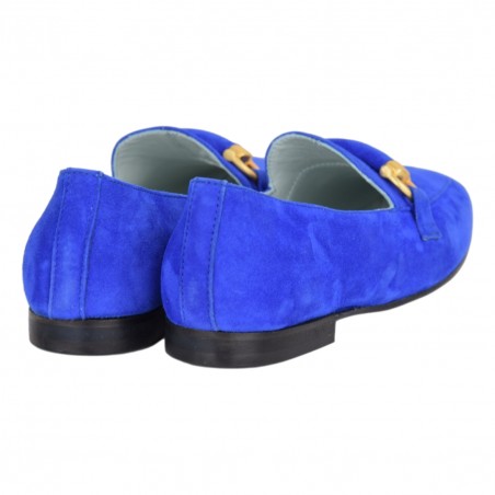 MOCASSINO AMALFI CAMOSCIO POESIE VENEZIANE SE01 ROYAL