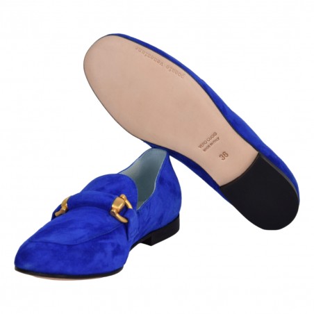 MOCASSINO AMALFI CAMOSCIO POESIE VENEZIANE SE01 ROYAL