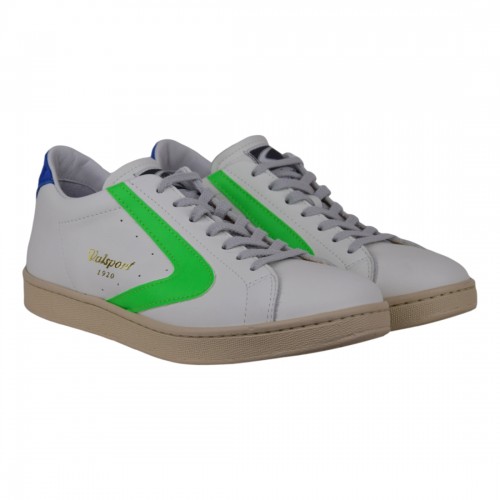 SNEAKERS TOURNAMENT-MIX NAPPA VALSPORT VT1009M B.CO/VERDE