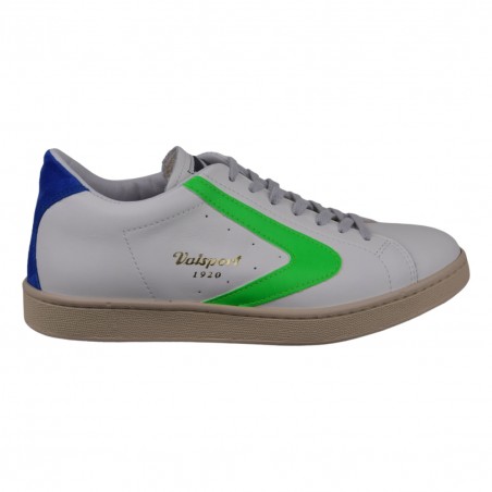 SNEAKERS TOURNAMENT-MIX NAPPA VALSPORT VT1009M B.CO/VERDE