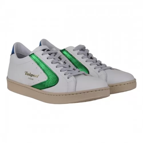 SNEAKERS TOURNAMENT-MIX INS.LAMINATO VALSPORT VT2210W B.CO/VERDE
