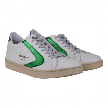 SNEAKERS TOURNAMENT-MIX INS.LAMINATO VALSPORT VT2210W B.CO/VERDE