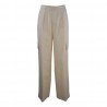 PANTALONE PALAZZO TASCHE LATER. SO ALLURE D6017 BUTTER