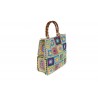 BORSA CROCHET MEDIA DUE MANICI / LA MILANESA XC2B BEIGE