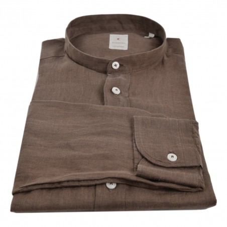 CAMICIA IN LINO BASTONCINO B050.COREANO 09