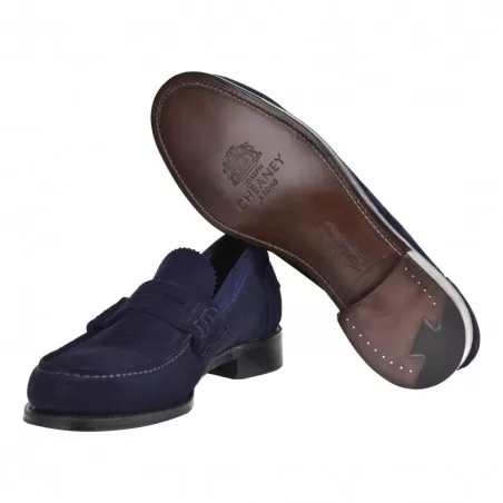MOCASSINO CAMOSCIO CHEANEY DOVER INDIGO