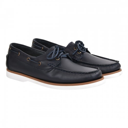 MOCASSINI CON LACCETTO SAXONE 2629/26 BLU