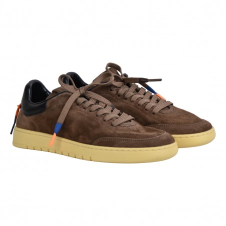 SNEAKERS IN CAMOSCIO GUGA BARRACUDA BU3355 COGNAC