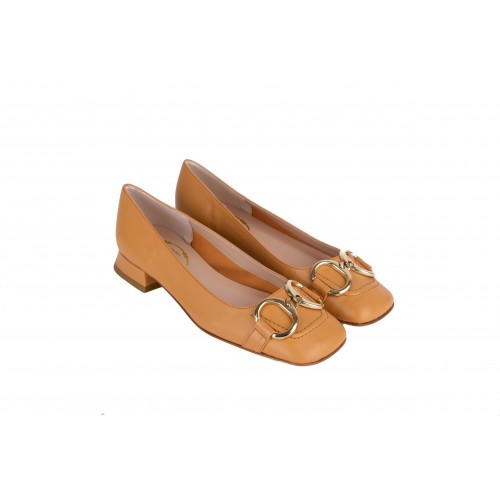 DECOLTE' CON MORSETTO LA PARIGINA Z8306-SF-253 CUOIO