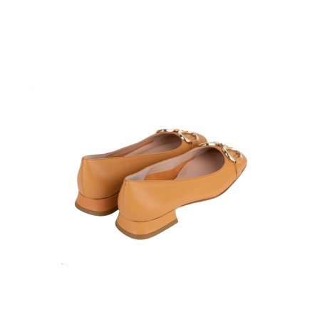 DECOLTE' CON MORSETTO LA PARIGINA Z8306-SF-253 CUOIO
