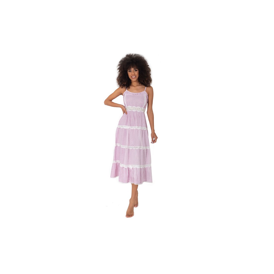 MAXI ABITO AVA ICONIQUE 044 ROSA