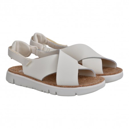 SANDALO ORUGA CAMPER K200157-046 BIANCO