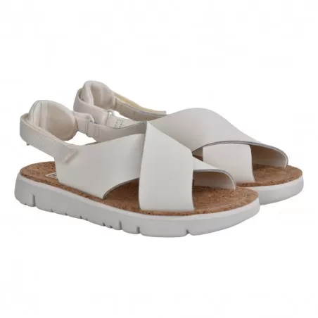 SANDALO ORUGA CAMPER K200157-046 BIANCO