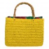 BORSA RETTANGOLARE MEDIA CON MANICI IN BAMBOO CHICA VENERE SUN