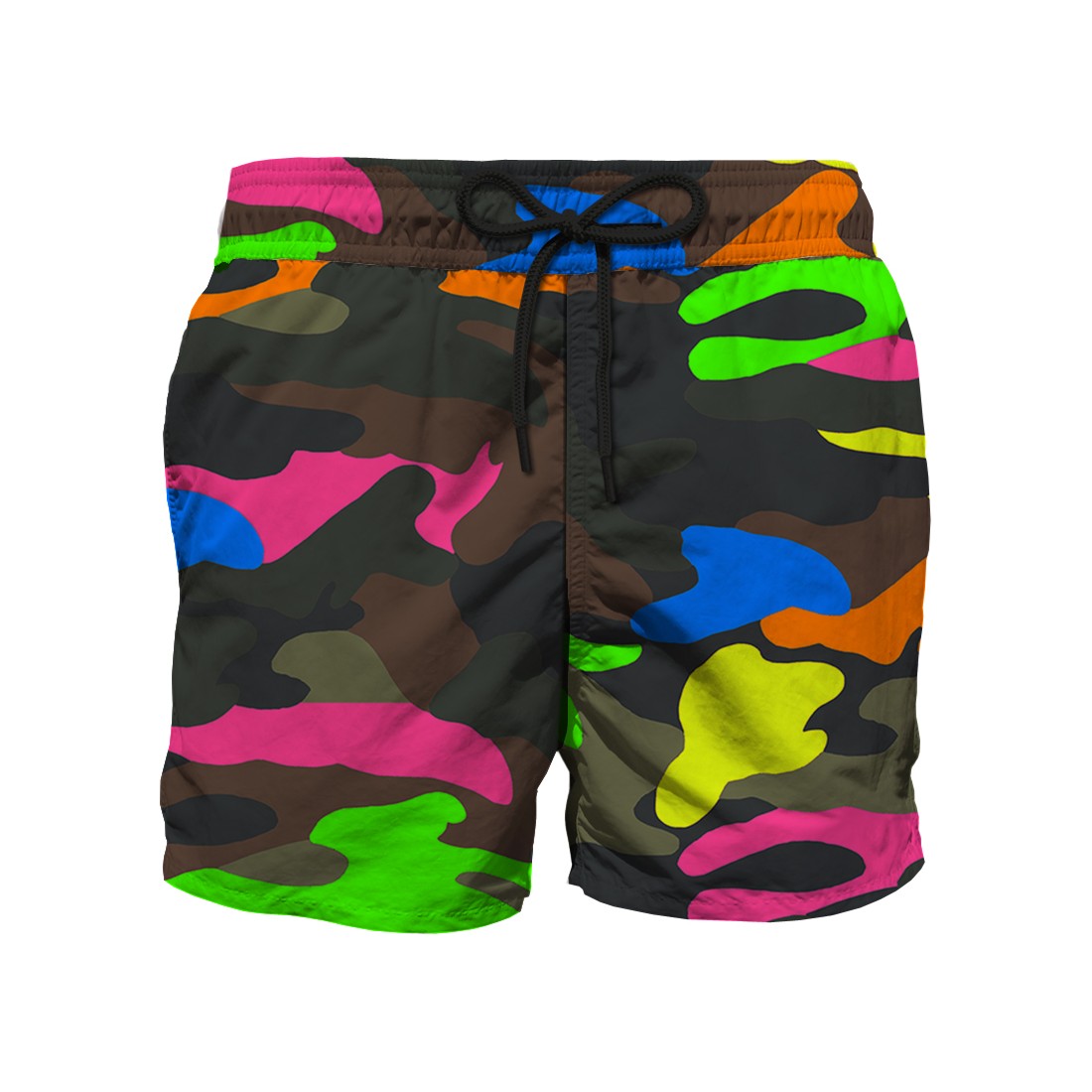 ULTRALIGHT SWIM SHORT MIM MULTI FLUO 54 MC2 SAINT BARTH LIGHTING 00366D