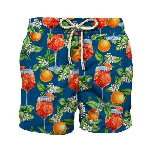 ULTRALIGHT SWIM SHORT HAPPY HOUR 61 MC2 SAINT BARTH LIGHTING 00698D