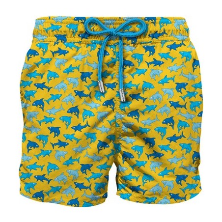 ULTRALIGHT SWIM SHORT SHARK TROUBLE 91 MC2 SAINT BARTH LIGHTINGMICRO 04764D