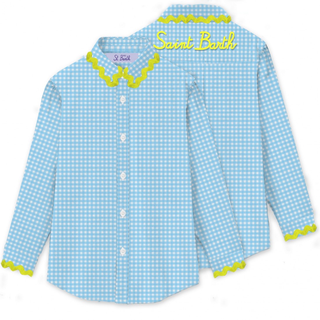 SHIRT VICKY 31 WAVE EMB MC2 SAINT BARTH BRIGITTE 07187D