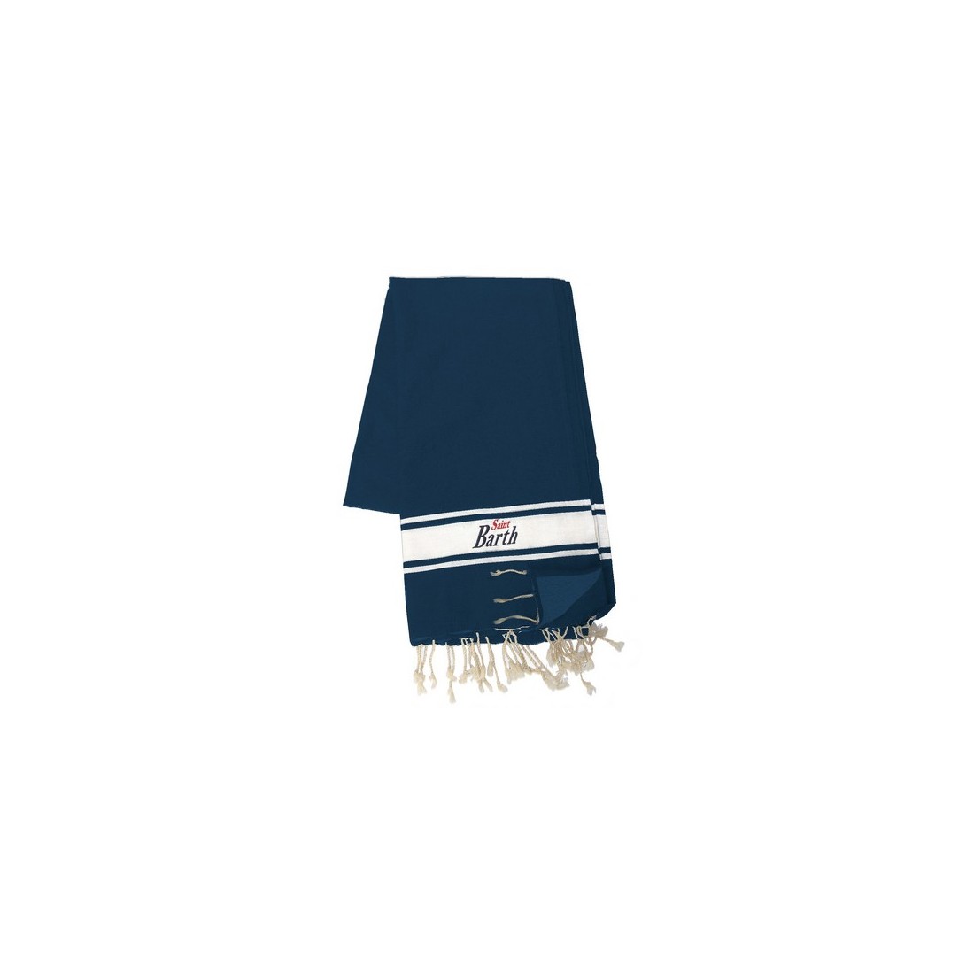 TELO MARE LATO SPUGNA BLUE NAVY MC2 SAINT BARTH FOUTASPONGE 00194D