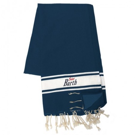 TELO MARE LATO SPUGNA BLUE NAVY MC2 SAINT BARTH FOUTASPONGE 00194D