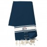 TELO MARE LATO SPUGNA BLUE NAVY MC2 SAINT BARTH FOUTASPONGE 00194D