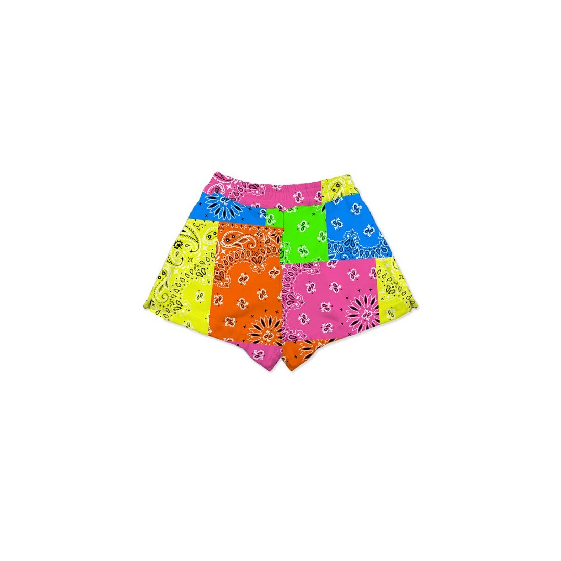 WOMEN SHORT BANDANA ROUND COLOR FLUO MC2 SAINT BARTH CATE 00320D