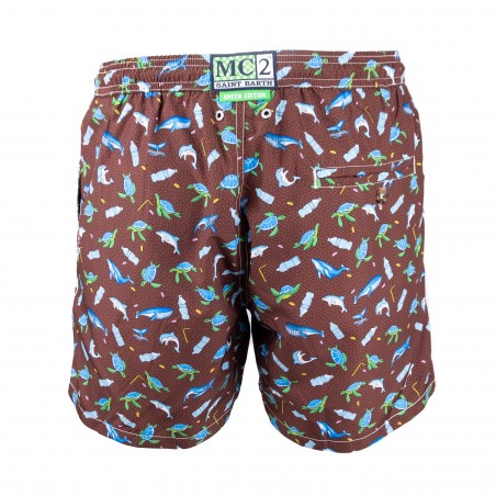ULTRALIGHT SWIM SHORT MARINE ECO WORLD MC2 SAINT BARTH LIGHTINGMICRO  00507B