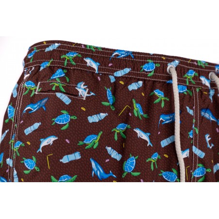 ULTRALIGHT SWIM SHORT MARINE ECO WORLD MC2 SAINT BARTH LIGHTINGMICRO  00507B
