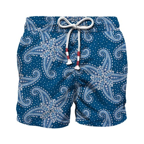 ULTRALIGHT SWIM SHORT PAISLEY STAR 61 MC2 SAINT BARTH LIGHTINGMICRO 00374D