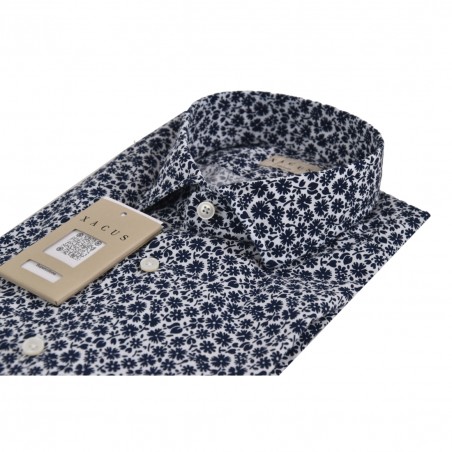 CAMICIA CLASSICA STAMPA FIORI XACUS 41511 002